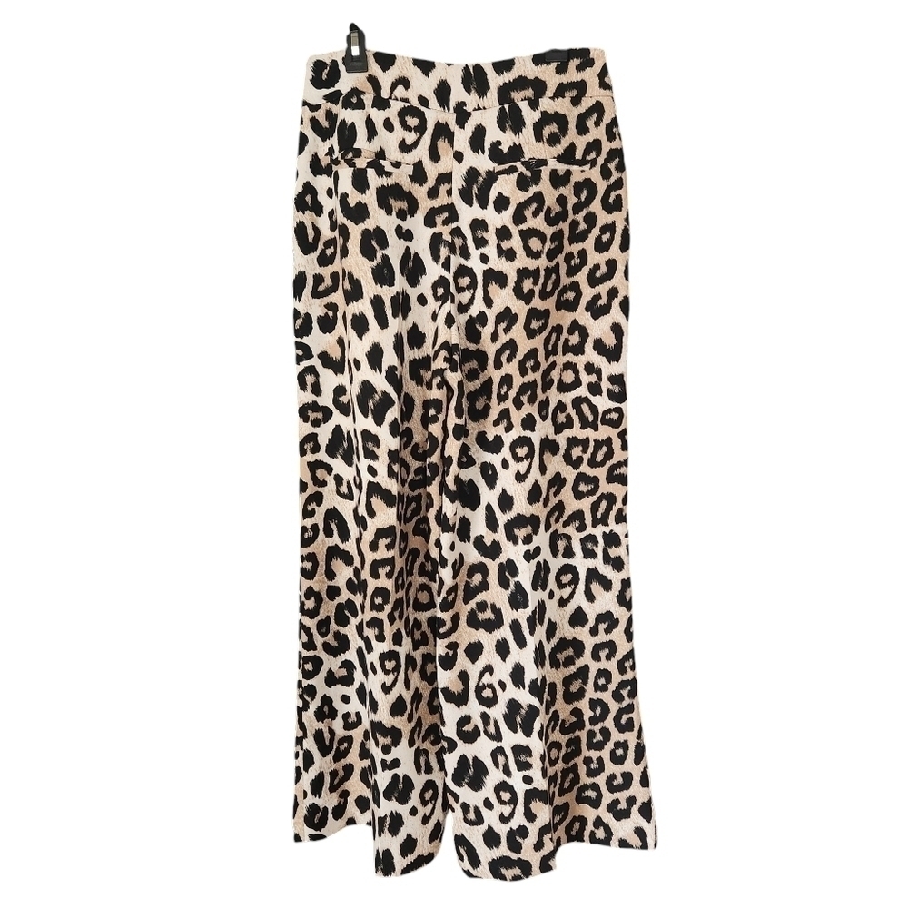 Banana Republic Wide Leg Pants in Leopard Print - Picture 7 of 13